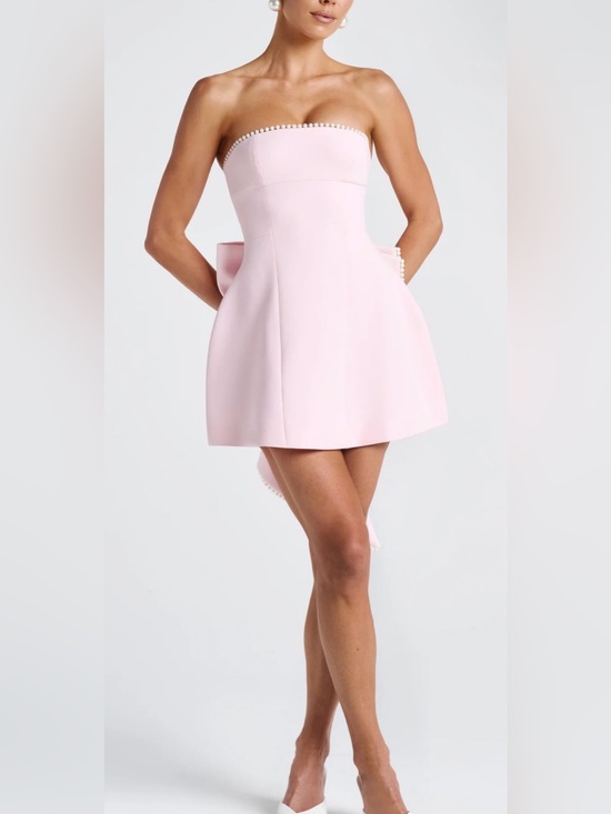 babyboo Dresses & Skirts - Babyboo Suni Mini Dress Pink Strapless Homecoming Party Dress NWT Size M